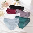thumbnail image 4 of Gibobby Calzones para mujer sexy Ropa interior sexy de cintura para mujer, bragas de color sólido, ropa interior de encaje, bragas para mujer(Caqui,XL), 4 of 5