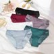 thumbnail image 4 of Gibobby Tangas de mujer sexy encaje Día de San Valentín Ropa interior sexy de cintura para mujer, bragas de color sólido, ropa interior de encaje, bragas para mujer(Caqui, CH), 4 of 5