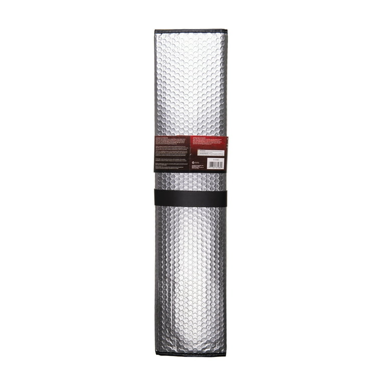 Genuine Dickies Silver Carbon Fiber Accordion Windshield Sun