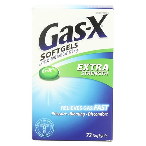 GasX Extra Strength Antigas Softgels 72 Ea, 2 Pack