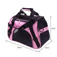 thumbnail image 1 of Bolsa de transporte para perros Mascotas portátiles Transpirable Bolso de viaje al aire libre (Rosa L) Sywqhk Libre de BPA, 1 of 8
