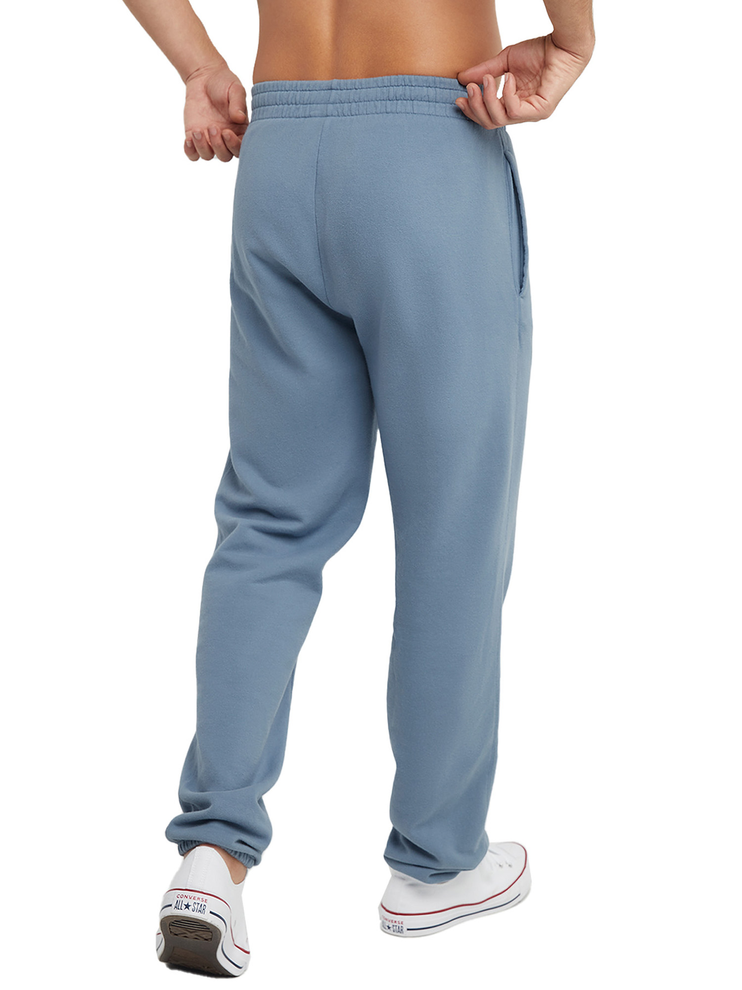 Hanes Originals Men s Garment Dyed Sweatpants with Pockets 31 Saltwater S Walmart