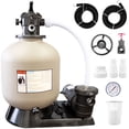 thumbnail image 1 of HYDROTOOLS by Swimline 24" Sand Filter Combo w/ Stand, 4980 GPH, 300lb Capacity, 1 of 8