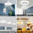 thumbnail image 3 of fastboy Remote Control Ceiling Fans With Lights And Remote Easy Operation Anywhere In Room Ceiling Fan Light white, 3 of 6