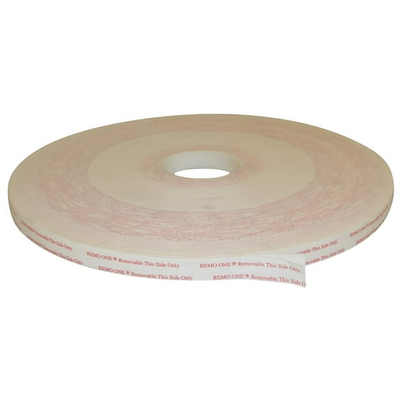 Remo One Double-Sided Foam Tape [Removable/Permanent]: 3/4 in. x 72 yds. x 1/16 in. thick (White)