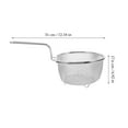 thumbnail image 2 of ELAYARD Ramen Noodle Strainer Basket Pot Silver for Cooking Kitchen Tool 1Set, 2 of 5