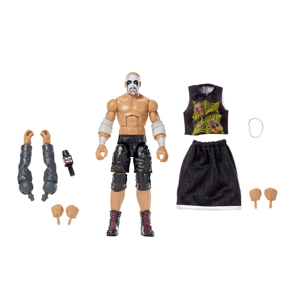 WWE Monday Night War Elite Collection Headbanger Trasher Action Figure & Accessories 6-inch Collectible Set