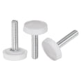 thumbnail image 1 of Unique Bargains 30 Packs M4 x 20mm Boutons de Serrage à Vis Mâle Blanc, 1 of 5