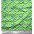 thumbnail image 1 of Soimoi Satin Silk Fabric Scales Geometric Print Fabric by the Yard 42 Inch Wide, 1 of 3