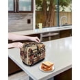 thumbnail image 3 of African Women Toaster Cover 2 Slice, Small Kitchen Appliance Covers, Black Boho Tradition Ethnic Southwest Toaster Oven Cover with Loop, Bread Machine Cover Polyester Dust Cover Protection, 3 of 4