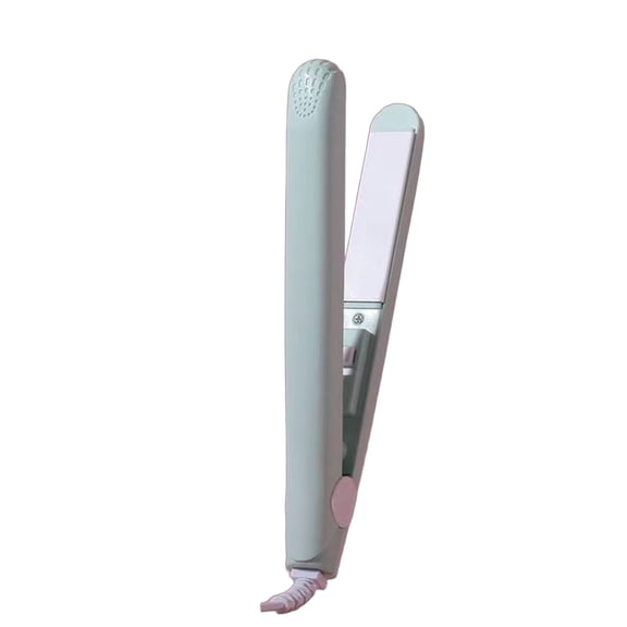 EXLEAF 2026 New Hair Straightener Mini Straightener Flat Iron Ceramic Flat Iron,Green for Quick Styling, Travel Use, Smooth Hair, Frizz Control, Compact Design, Personal Care.