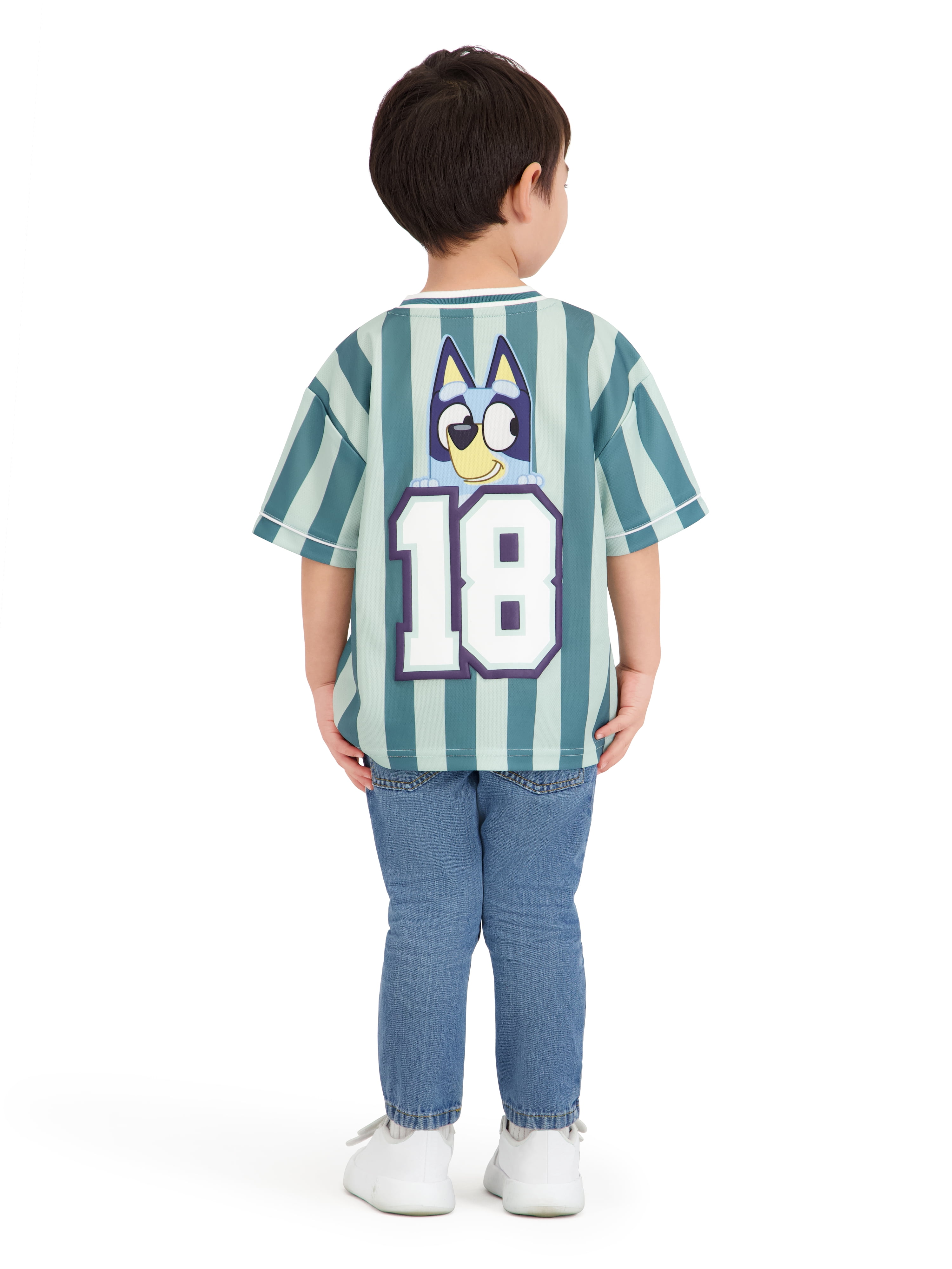 Bluey Toddler Short Sleeve Jersey, Sizes 12 Months-5T