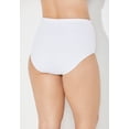 thumbnail image 2 of Swimsuits for All Women's Shirred High Waist Tummy Control Swim Brief, 2 of 4