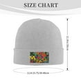 thumbnail image 3 of ZICANCN Knit Beanie Hat-ABC Alphabet Letters Winter Cap Soft Warm Classic Hats for Men Women Read to Learn Literacy, 3 of 8