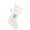 U, variant on G Childrens Knitted Stocking With Embroidered Letter Pattern For Festive Treat Holding 10.6 By 16.5 Inches
