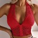 thumbnail image 1 of ICHUANYI Clearance Fashion Woman's Lace Straps Beauty Back Wrap Hollow Out Bra Underwear(Red, L) Ichuanyi Ichuanyi, 1 of 5