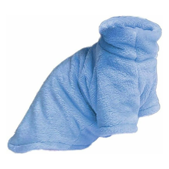 Ropa de lana suave y cómoda Greeniant Sudadera con capucha para gato sin pelo Azul brumoso L