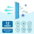 thumbnail image 5 of Medify Air 20x25x1 Air Filter, MERV 12 Pleated with HEPA, HVAC Furnace Filter, 2-Pack, 5 of 7