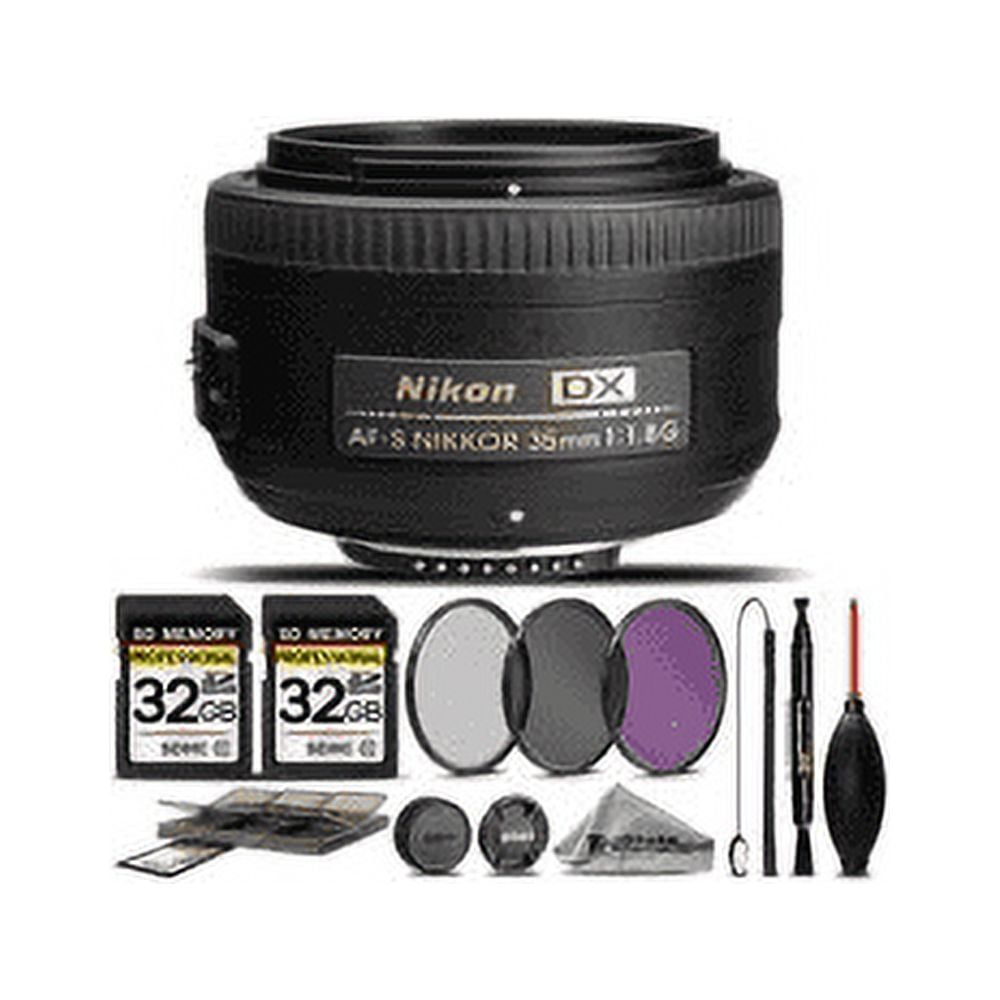 Nikon AF-S DX NIKKOR 35mm f/1.8G Lens For D3000, D3100 