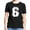 Black, variant on T Shirt,Boys Graphic Tee With Number Six Print Comfortable Short Sleeve Kids Top for Play School and Daily Activities,Shirt,11-12 Years