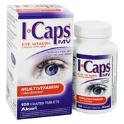 ICaps Multivitamin Eye Vitamin and Mineral Support, Coated Tablets, 100