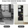 thumbnail image 4 of YIQXKOUY 22" x 22" Pegboard Combination Wall Organizer Kit Including 4 Pieces Peg Board and 36 Accessories Modular Hanging Wall Mount Display Peg Board Panel Kits for Home, Bedroom, Office, Bathroom, 4 of 8