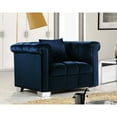 thumbnail image 5 of Meridian Furniture Kayla Green Velvet Chair, 5 of 9