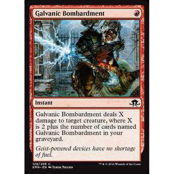 MtG Eldritch Moon Common Galvanic Bombardment (Foil) #129
