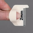 thumbnail image 4 of ABPETE Sewing Finger Ruler for Even Stitches, Template for Sewing, Mini Sewing Measuring Gauge, DIY Stitching Guide Tool for Seam Finishing, Quilting & Sewing Aids (White 3pcs), 4 of 8