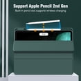 thumbnail image 6 of Fintie Slim Hybrid Case for iPad Pro 12.9-inch 6th Generation 2022 - Shockproof Cover with Clear Transparent Back Shell w/Pencil Holder, Also Fit iPad Pro 12.9" 5th/4th/3rd Gen, 6 of 9