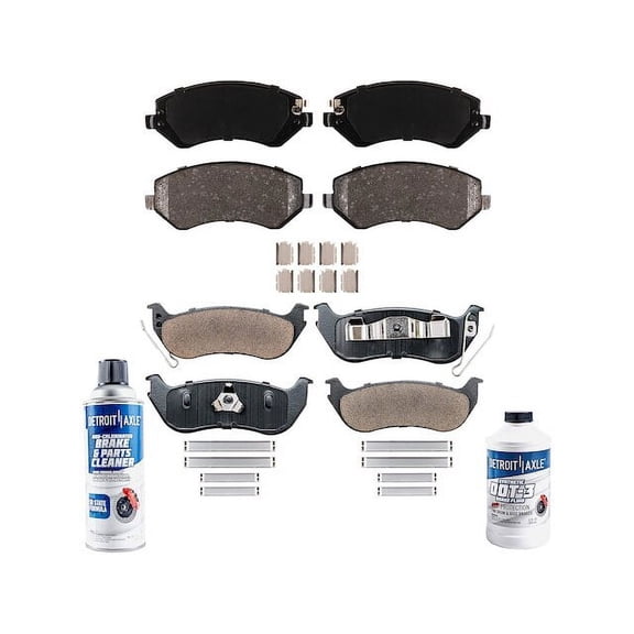 Brake Pad Set - Compatible with 2003 - 2007 Jeep Liberty 2004 2005 2006