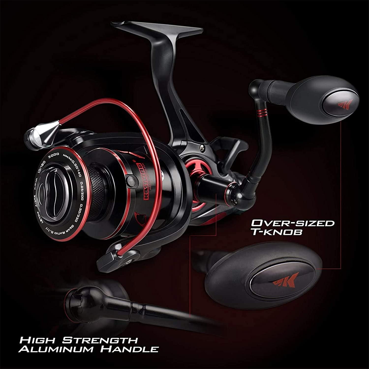 KastKing Bait Feeder III Spinning Reel for Live Liner Bait Fishing Action HOT 