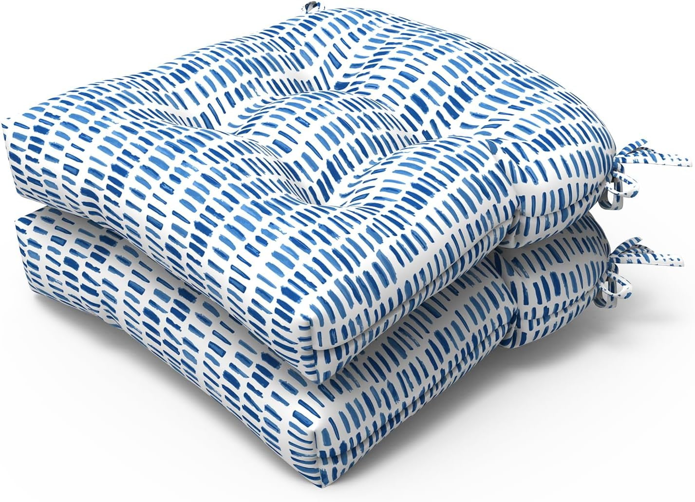 ZXNYH Indoor/Outdoor Seat Cushions, Square Tufted Wicker Chair Cushions