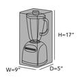 thumbnail image 2 of Covermates Blender Cover – 9"Wx5"Dx17"H – Dust & Stain Resistant – Washable Slip-On, 2 of 5