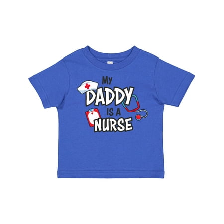 

Inktastic My Daddy is a Nurse Gift Toddler Boy or Toddler Girl T-Shirt