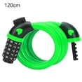 thumbnail image 4 of Bloqueo De Bicicleta De 5 Dígitos, Código De Combinación Reiniciable Autoenrollable, Cable De Bloqueo De Seguridad De Bicicleta Para Montar Al Aire Libre Sweethay OD009015-00, 4 of 7