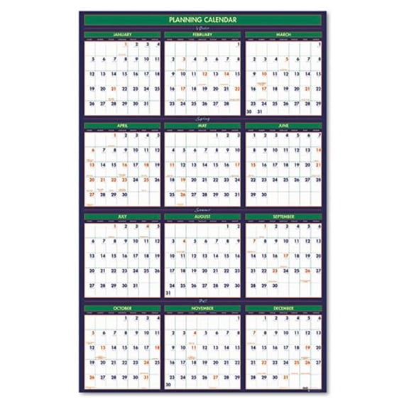 Poster Style Cal - Acad-Calendar