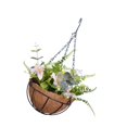 thumbnail image 4 of Ramo de flores artificiales en cesta colgante. Arreglo floral artificial. Estilo C, 4 of 9