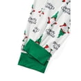thumbnail image 5 of Christmas Family Pajamas Matching Set Santa Print Long Sleeve Tops and Pants Sleepwear for the Whole Family Holiday Pjs Christmas Set, 5 of 6