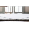 thumbnail image 5 of Unique Loom Decatur Collection Area Rug - Diamond (2' x 6' Runner Ivory/Gray), 5 of 7