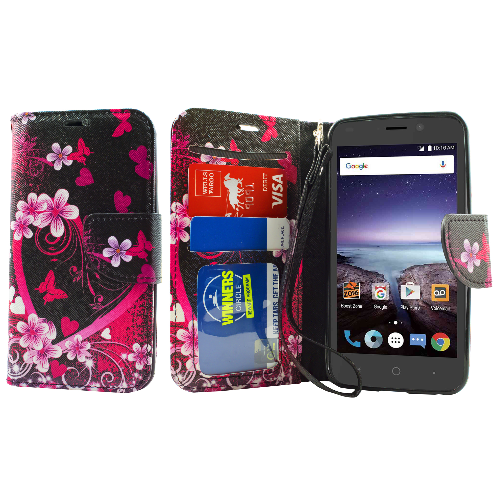 for ZTE Prestige 2 N9136 prestige2 9136 Phone Case Hybrid Fold Wallet