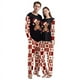 thumbnail image 4 of Pijamas de pareja de Navidad con estampado de dibujos animados, ropa de dormir de manga larga con cuello redondo, ropa de dormir informal para hombre y mujer, ropa de descanso para el hogar, 4 of 4