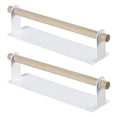 thumbnail image 2 of Cqxid Rack Under $10 Adhesive Paper Towel Holder Under Cabinet For Kitchen Bathroom Stainless Kitchen Counter Storage（2PC）, 2 of 7