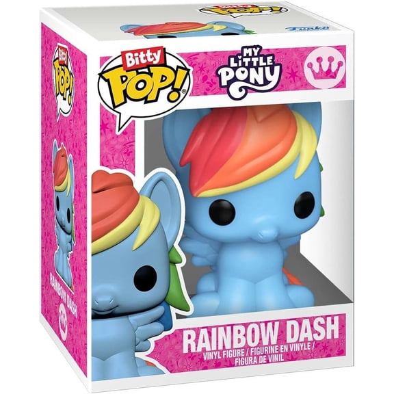 Funko My Little Pony Bitty POP! Rainbow Dash Micro Figure (No Packaging)