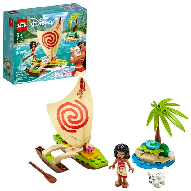 Lego Disney Moana S Ocean Adventure Toy Building Kit 46 Pieces Walmart Com