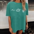 thumbnail image 2 of T-Shirts pour Femmes Tendance Décontractés à Manches Courtes Imprimés Col Rond pour Style d'Été Quotidien - T-Shirts Graphiques à la Mode pour Femmes, 2 of 4