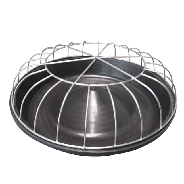 Comedero para lechones, bebedero para cerdos, cuenco de alimentación, accesorios de PP y acero galvanizado con alambre extraíble, fácil de limpiar par