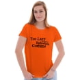 thumbnail image 3 of Too Lazy Ironic Halloween Costume Womens Slim Fit Graphic Tee Brisco Brands M, 3 of 5