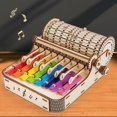 thumbnail image 5 of Kits de modelos de rompecabezas de madera 3D para adultos Piano Caja de música mecánica Modelo Xilófono de madera Juguete-Máquina de música de xilófono mecánico, 5 of 5