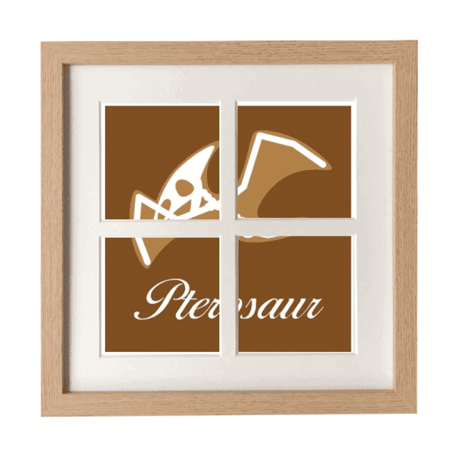 b pterosaur b art deco fashion Frame Wall Tabletop Display 4 Openings Picture